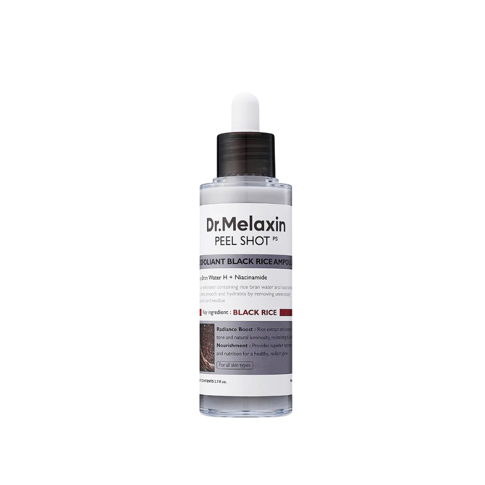 Dr. Melaxin Peel Shot Exfoliating Black Rice Ampoule, 80ml