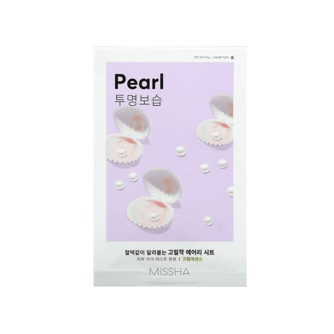 MISSHA Airy Fit Sheet Mask, Pearl