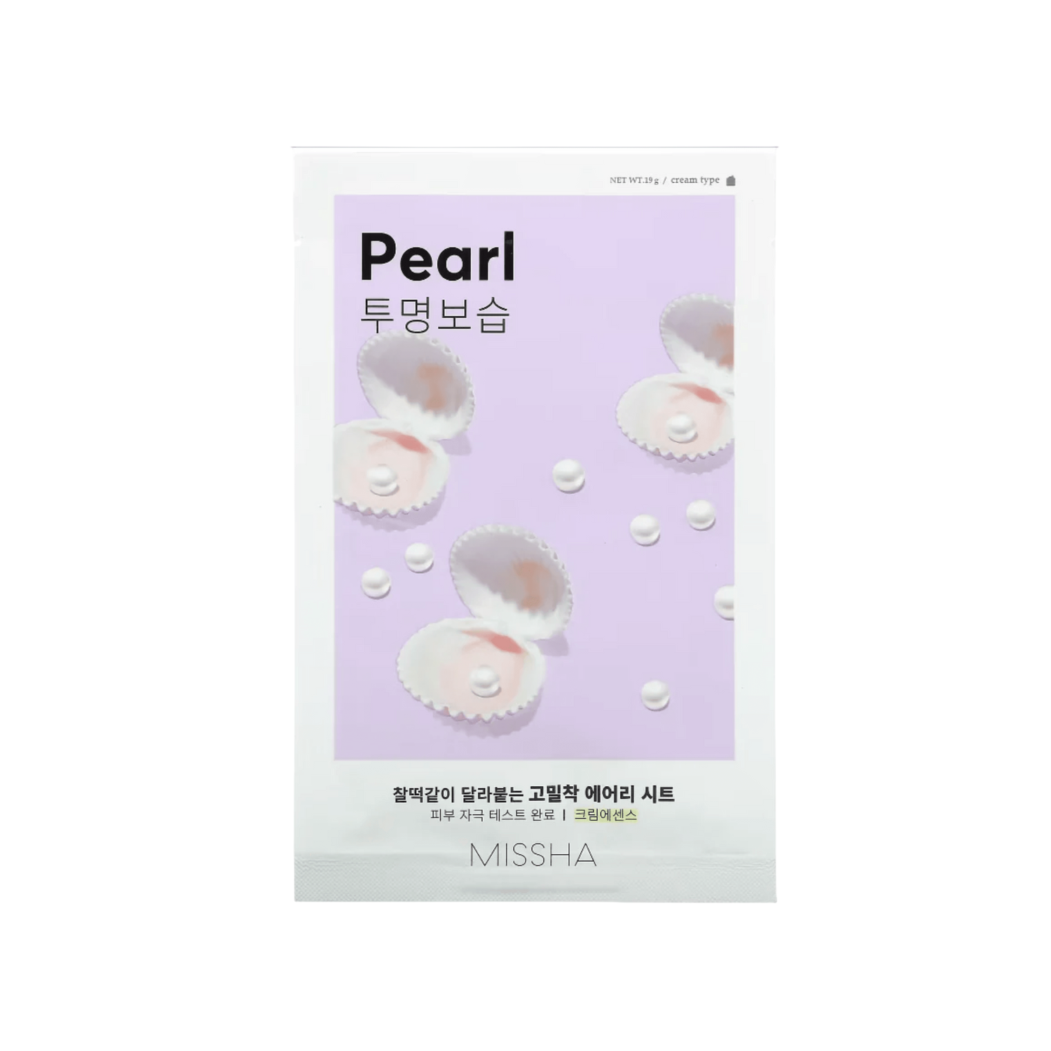 MISSHA Airy Fit Sheet Mask, Pearl