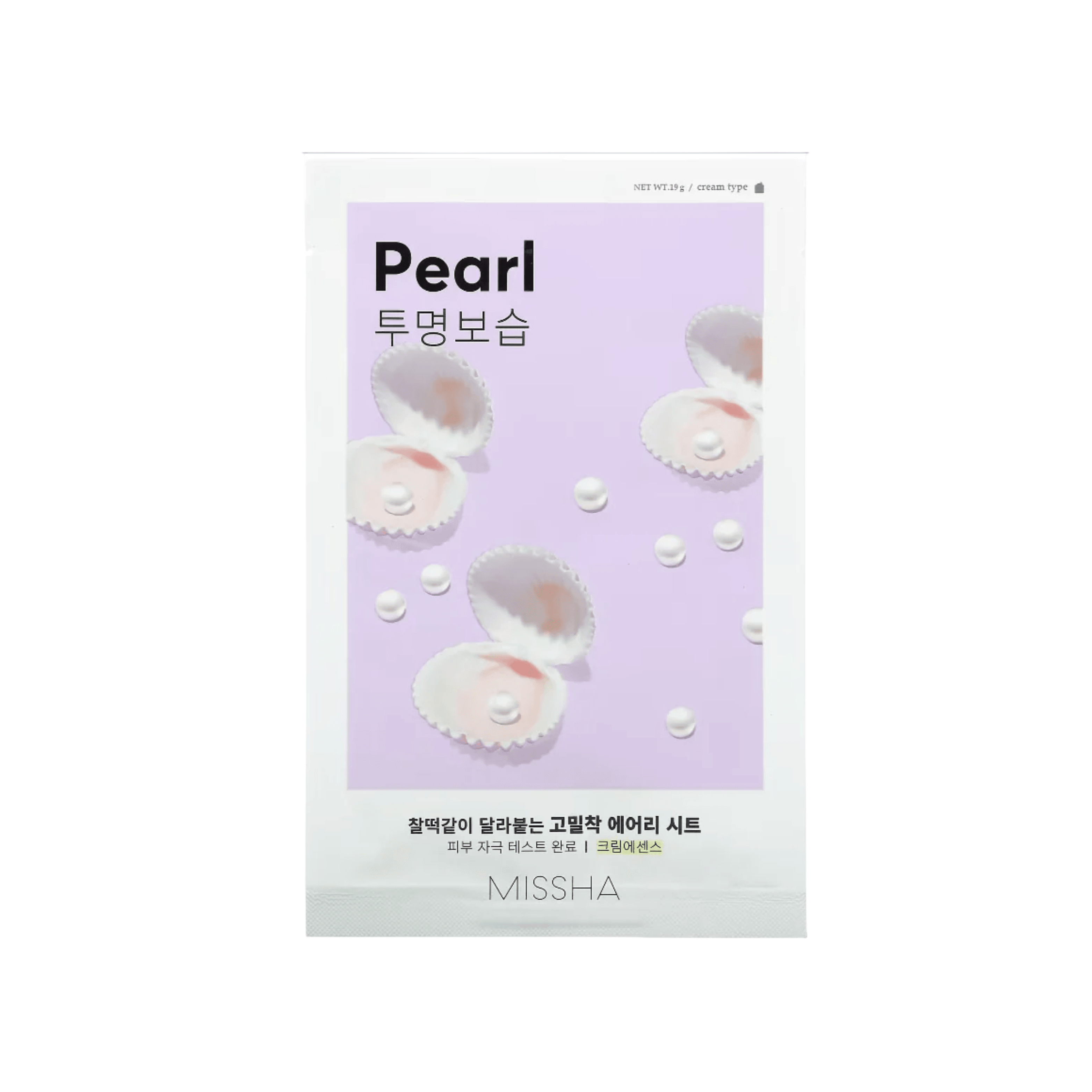 MISSHA Airy Fit Sheet Mask, Pearl