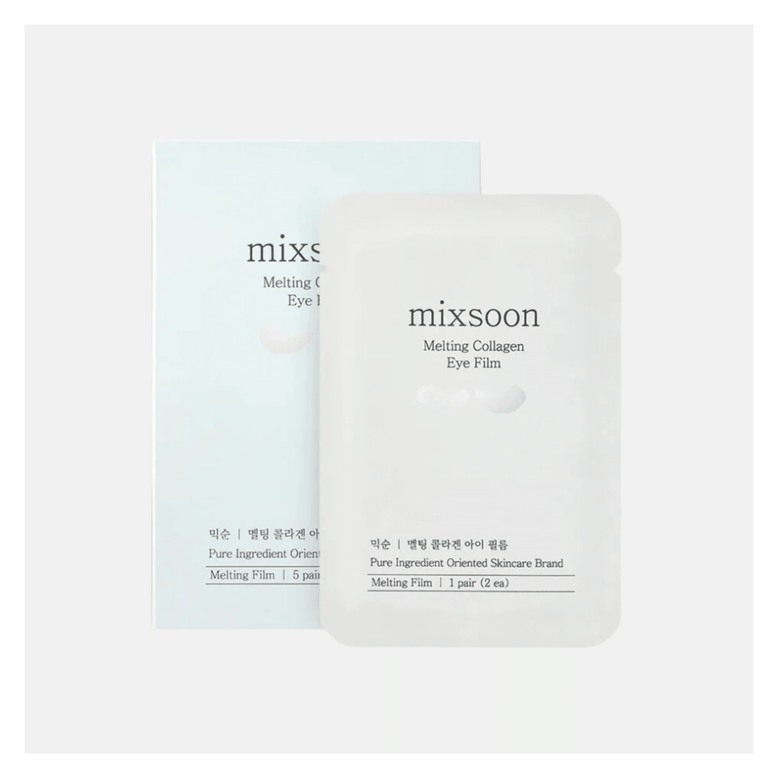 MIXSOON Melting Collagen Eye Film, 5 set da 2 pezzi