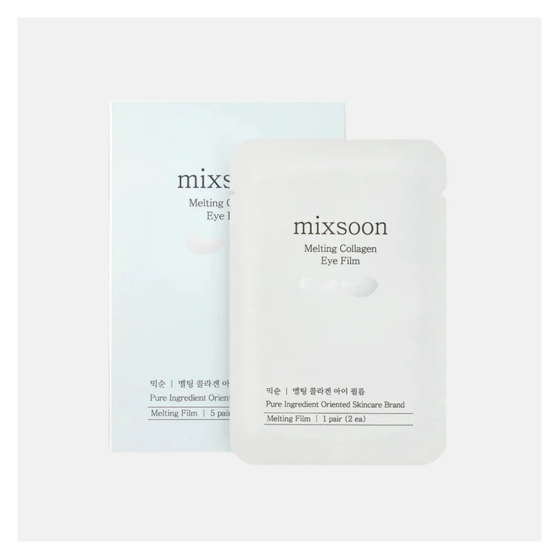 MIXSOON Melting Collagen Eye Film, 5 set da 2 pezzi