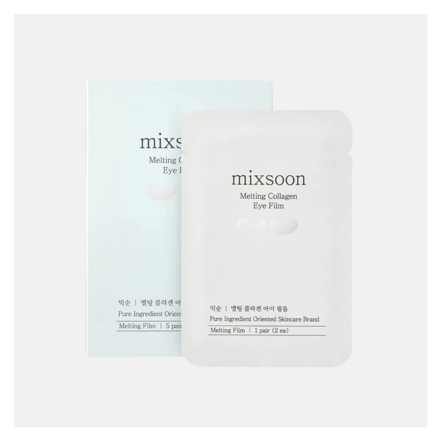 MIXSOON Melting Collagen Eye Film, 5 set da 2 pezzi