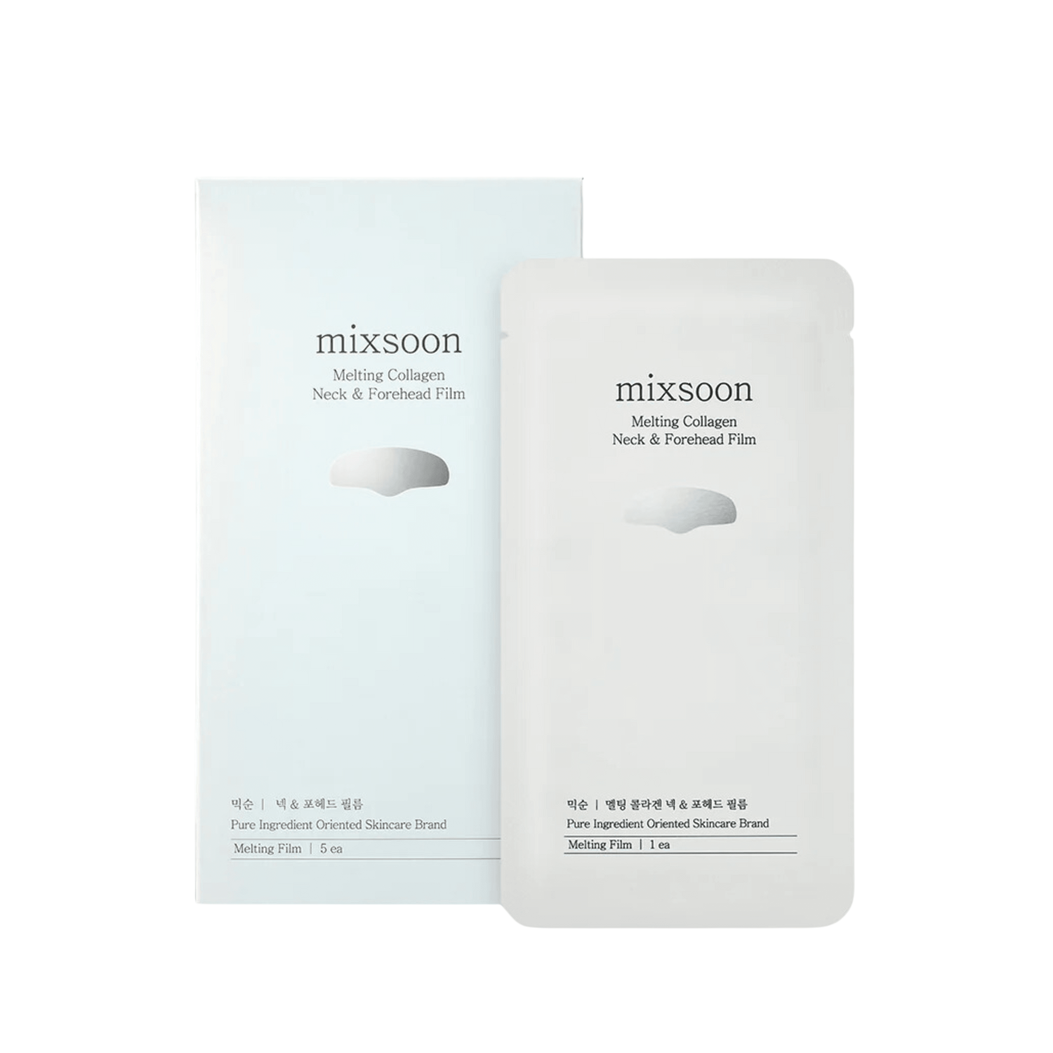 MIXSOON Melting Collagen Neck & Forehead Film, 5 pezzi