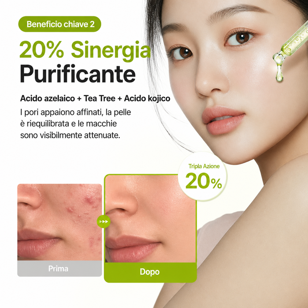 PURITO SEOUL Azelaic Acid 10 Kojic Tea Tree Serum, 30ml