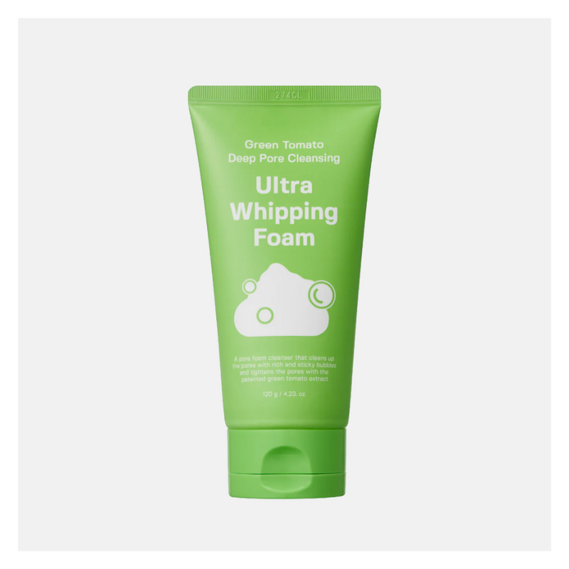 Sungboon Editor Green Tomato Deep Pore Cleansing Ultra Whipping Foam, 120g