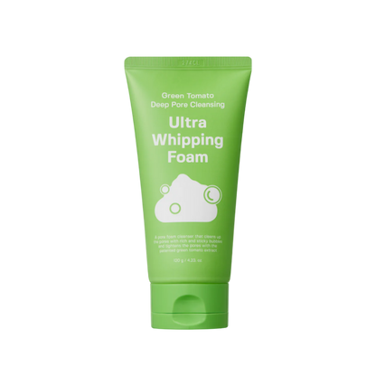 Sungboon Editor Green Tomato Deep Pore Cleansing Ultra Whipping Foam, 120g