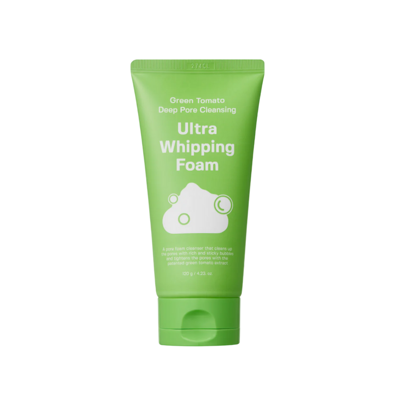 Sungboon Editor Green Tomato Deep Pore Cleansing Ultra Whipping Foam, 120g