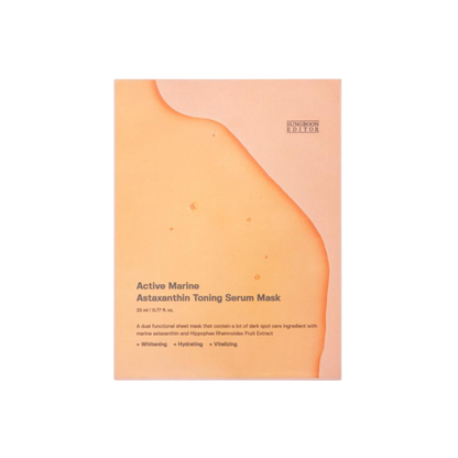Sungboon Editor Active Marine Astaxanthin Toning Serum Mask, 23ml