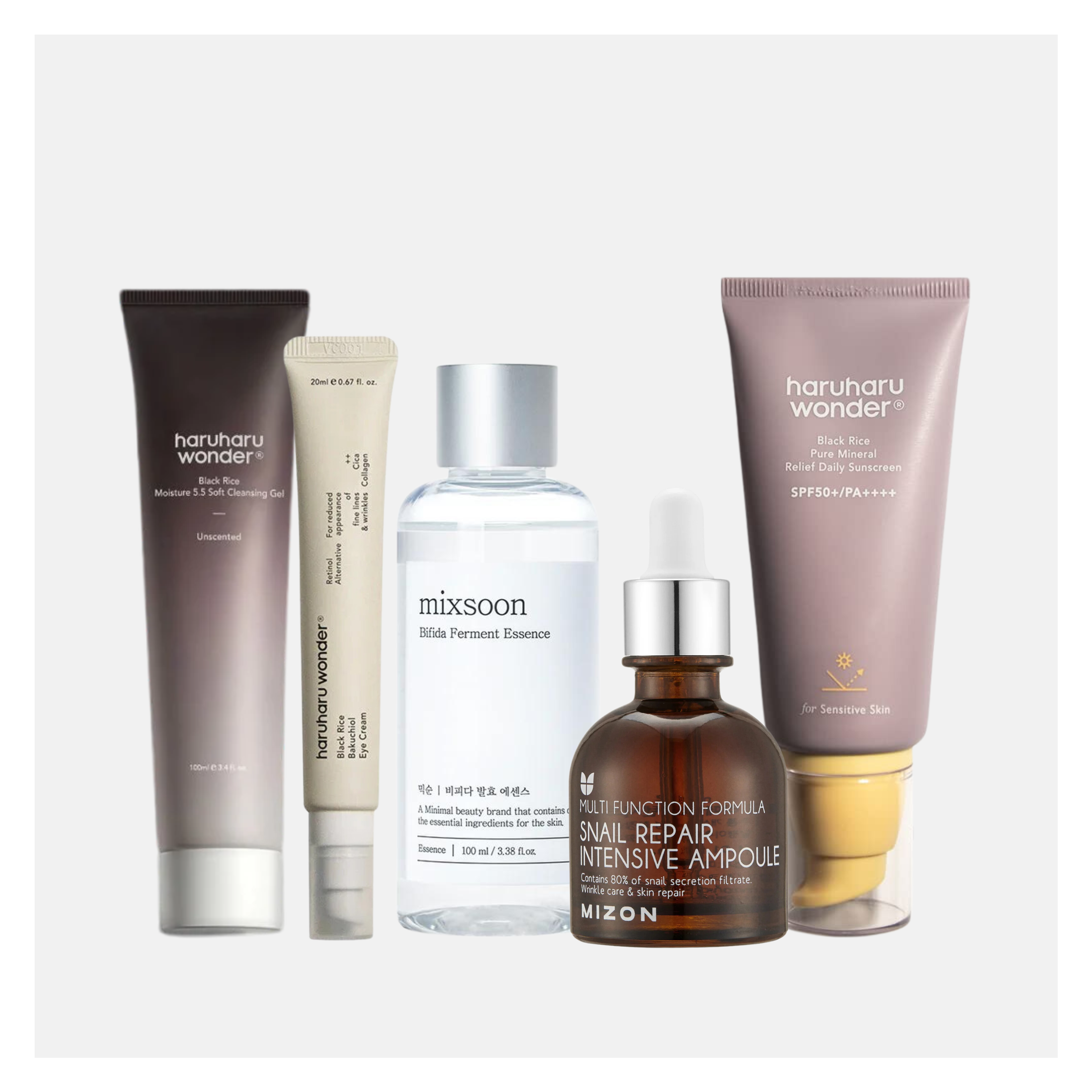 Bundle Pelle Matura - Skincare coreana anti-age, 5 pezzi