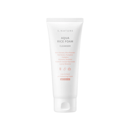 S.NATURE Aqua Rice Foam Cleanser