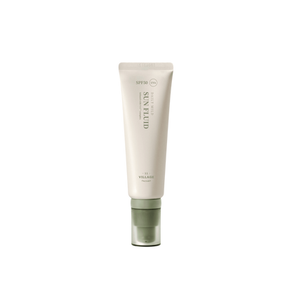 VILLAGE 11 FACTORY Daily Mild Sun Fluid, SPF 50+ PA++++, 50ml
