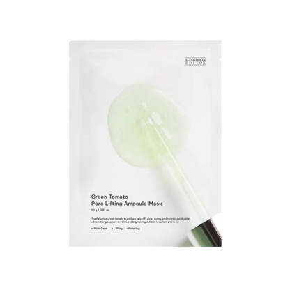 Sungboon Editor Green Tomato Pore Lifting Ampoule Mask, 23 g
