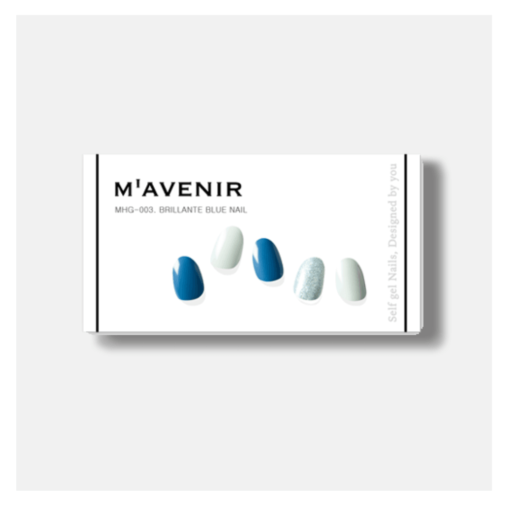 Adhesive Gel Nails - BRILLANTE BLUE