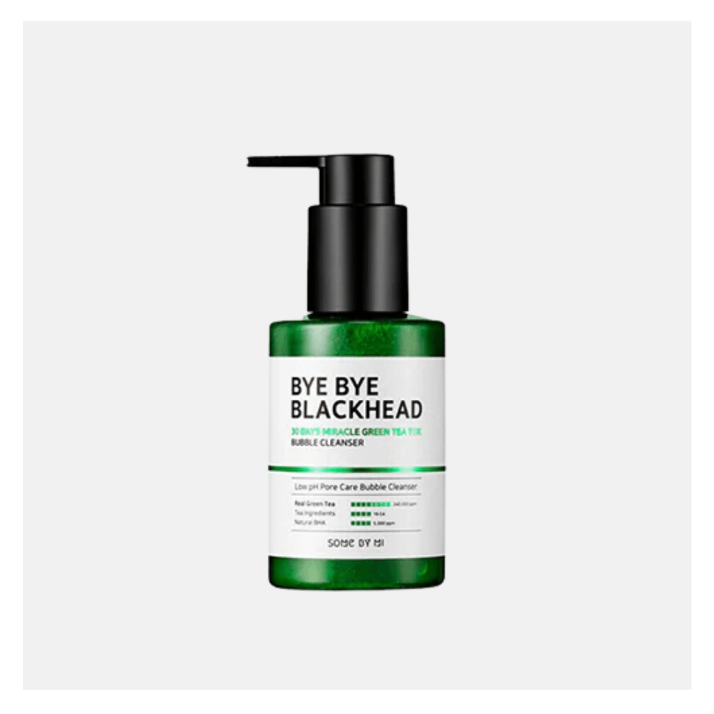 SOME BY MI Bye Bye Blackhead Miracle Green Tea Tox Bubble Cleanser, 120ml